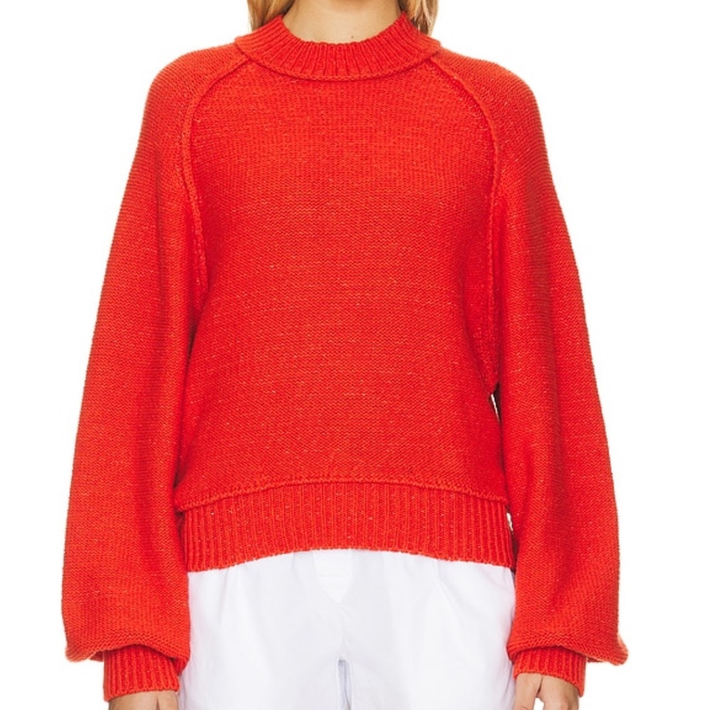 Free People Red Sweater
